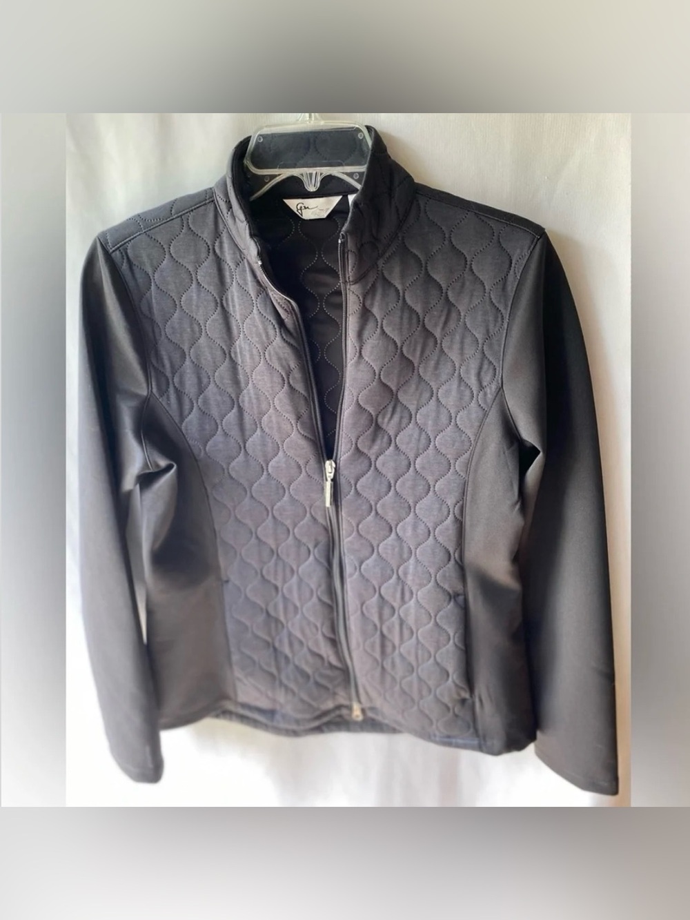 Greg Norman Women's Quilted Knit Jacket Size M NWT